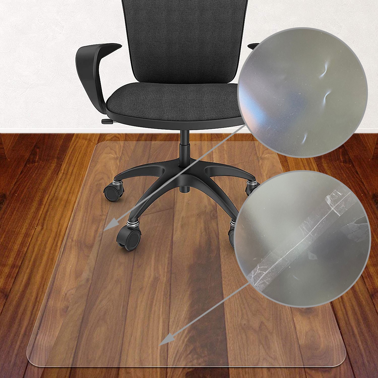 Covoras protectie pardoseala,140x100 cm, transparent, 0.5 mm, PVC, RESIGILAT - imagine 11